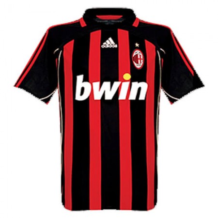 Billiga Fotbollströjor AC Milan Retro Hemma tröja 2006-2007 Kortärmad